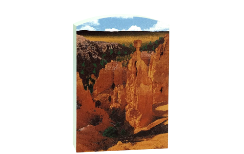 Add this 3/4" thick wooden replica of Thor's Hammer in Bryce Canyon, UT to your home decor. Handcrafted in the USA by The Cat's Meow Village.