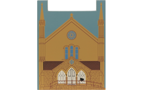 Baptist Church, Chipping Norton, England from Great Britain Series handcrafted from 3/4" thick wood by The Cat's Meow Village in the USA