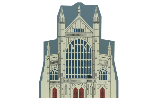 Vintage Winchester Cathedral from English Traveler Series handcrafted from 3/4" thick wood by The Cat's Meow Village in the USA