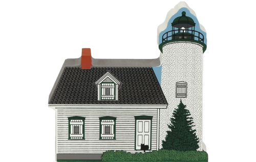 Cat's Meow handcrafted wooden keepsake of the Baker Island Light in Acadia National Park, Maine