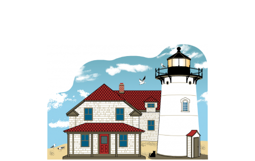 The historic Race Point Lighthouse is on Cape Cod in Provincetown, Massachusetts. If you're lucky enough to grab an overnight reservation, you'll have the night of a lifetime staying in the keeper's house.