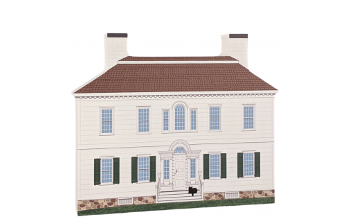 Ford Mansion, Morristown, New Jersey. Handcrafted in the USA 3/4" thick wood by Cat’s Meow Village.