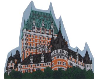 Cat's Meow replica of Chateau Frontenac Hotel in Quebec City, Canada