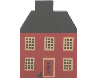 Vintage Garrison House from Series I handcrafted from 3/4" thick wood by The Cat's Meow Village in the USA