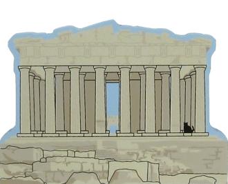 The Parthenon, Athens, Greece was built in the 5th century BC to honor the patron goddess Athena