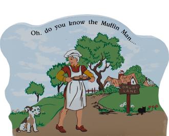 The Muffin Man, nursery rhymes, Mother Goose, 