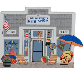 Dr. Gravity's Kite & Toy Shop, kites, seashore, windsocks, toy store, Cape Cod, Harwich Port, Massachesetts, nautical