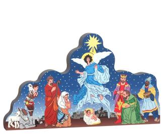Jesus' birth changed the course of time. Add this wooden nativity to your Christmas decor as an eternal reminder of why we celebrate.