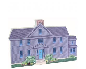 We handcraft this Orchard House from 3/4" thick wood with colorful details on the front and more of the story on the back. Made in the USA by The Cat's Meow Village.