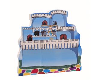 Mister Rogers, King Friday XIII's Castle handcrafted by Cat's Meow Village, Wooster, Ohio.