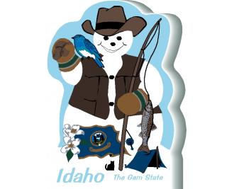 Idaho State Snowman handcrafted and made in the USA.