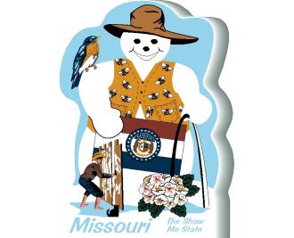 Missouri State Snowman handcrafted and made in the USA.