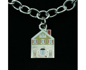 Wear a Village on your wrist! Bookstore Charm by The Cat's Meow Village
