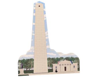 Bunker Hill Monument, Boston National Historical Park  Handcrafted in the USA 3/4" thick wood by Cat’s Meow Village.