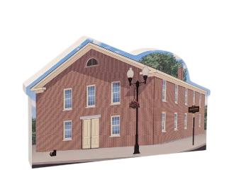 Wesleyan Chapel, Women's Rights NHP, Seneca Falls, New York. Handcrafted in the USA 3/4" thick wood by Cat’s Meow Village.