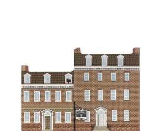Vintage Gadsby's Tavern from Mid-Atlantic Tavern Series handcrafted from 3/4" thick wood by The Cat's Meow Village in the USA