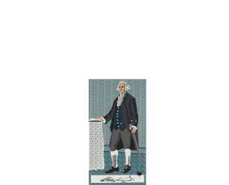 Vintage George Washington from Presidential Portraits Series handcrafted from 3/4" thick wood by The Cat's Meow Village in the USA