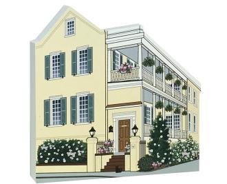 Wooden replica of the Mary Scott House in Charleston, SC just waiting to be added to your home decor. Remember your visit to Charleston, SC with our handcrafted in the USA wooden keepsake.