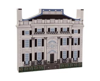 Linden Place Historic Museum, Rhode Island. Handcrafted in the USA 3/4" thick wood by Cat’s Meow Village.