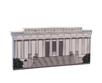 Lincoln Memorial, Natl Mall & Memorial Parks, Washington DC, Lincoln, Gettysburg Address. Handcrafted in the USA 3/4" thick wood by Cat’s Meow Village.