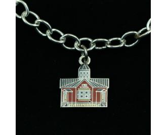 Wear a Village on your wrist! Schoolhouse Charm by The Cat's Meow Village