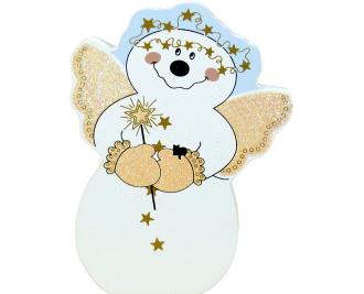 snowman, angel, Angelic Snowman