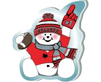 I Love my Team! Atlanta Team Snowman