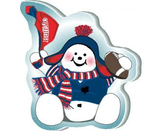 I Love my Team! Buffalo Team Snowman