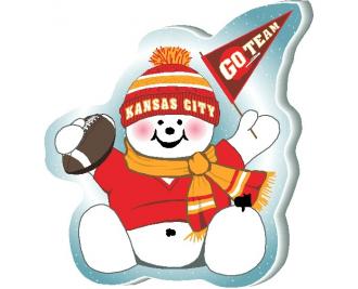I Love my Team! Kansas City Team Snowman