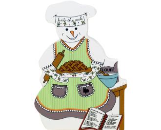 cooking, baking, cook, kitchen, Kiss the Cook Snowman
