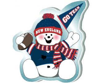 I Love my Team! New England Team Snowman