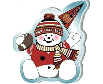 I Love my Team! San Francisco Team Snowman