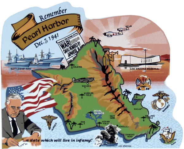 Pearl Harbor, Oahu, Hawaii, WWII, Pacific Fleet, Army, Navy, Marines, President Roosevelt