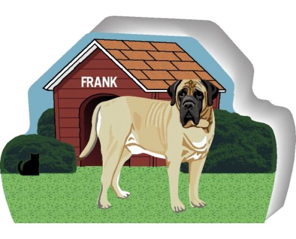 Mastiff can be personalized with your dog's name