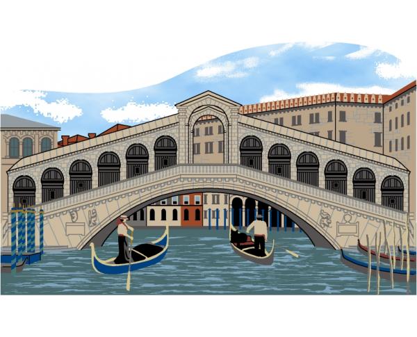 Rialto Bridge, Venice, Italy, Grand Canal