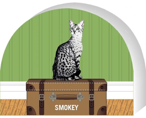 PURRsonalize Me! Egyptian Mau cat by the Cat's Meow Village