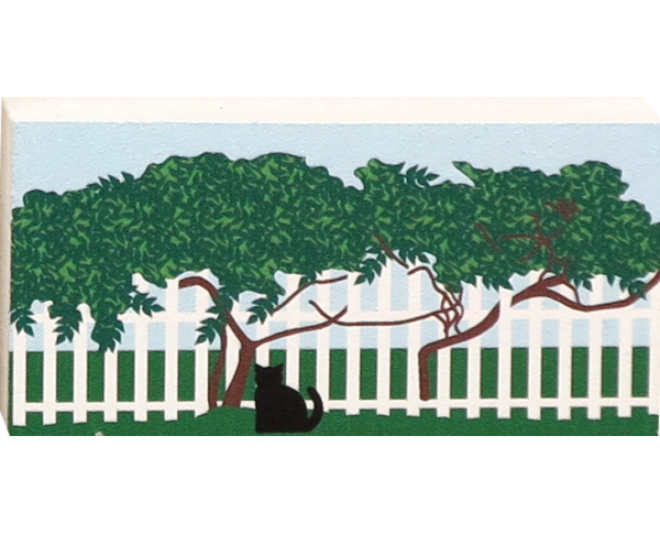 Cat's Meow Viney Fence accessory can be added to your Village houses to add purrsonality.