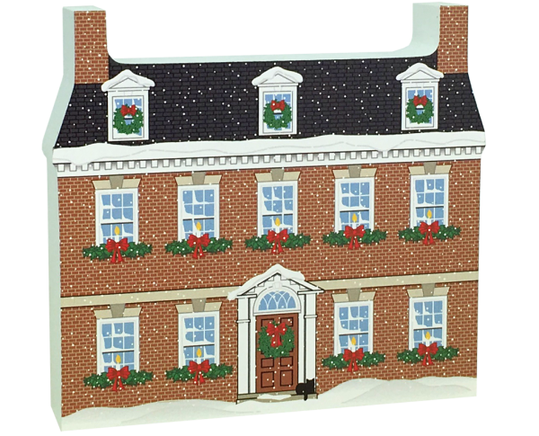 This Gadsby's replica would look nice on your mantel, bookshelf, windowsill, or any other nook that needs a little Christmas cheer. Handcrafted in the USA by The Cat's Meow Village.