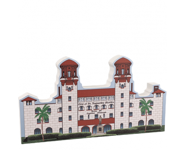 St. Augustine, Lightner Museum, Alcazar Hotel, Florida. Handcrafted in the USA 3/4" thick wood by Cat’s Meow Village.