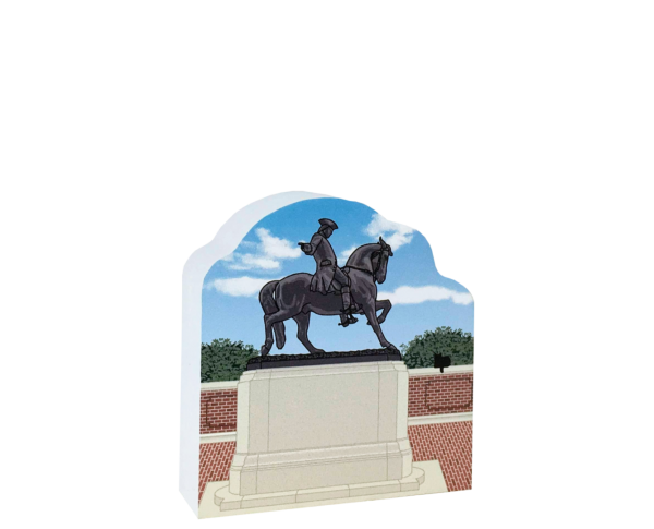 Remember your trip to Boston, MA with your very own replica of this Paul Revere Statue. We handcraft it in all its colorful details in Wooster, Ohio. By The Cat's Meow Village.