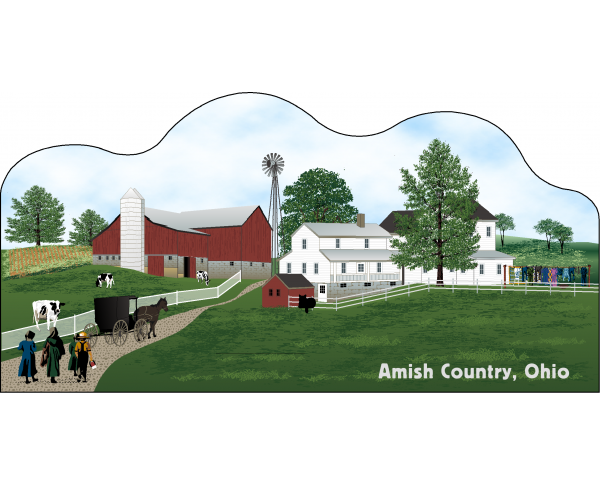 Cat's Meow Amish Country Scene Ohio, Amish Life Collection