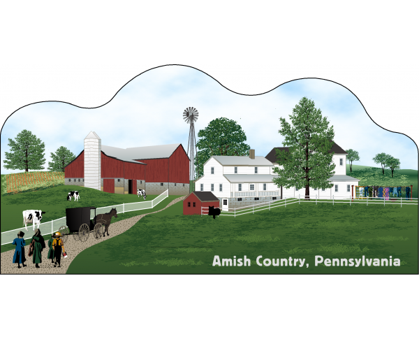 Cat's Meow Amish Country Scene Pennsylvania, Amish Life Collection