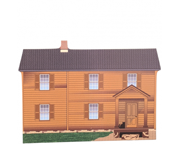 Henry House, Manassas Nat'l Battlefield Park, VA. Handcrafted in the USA 3/4" thick wood by Cat’s Meow Village.