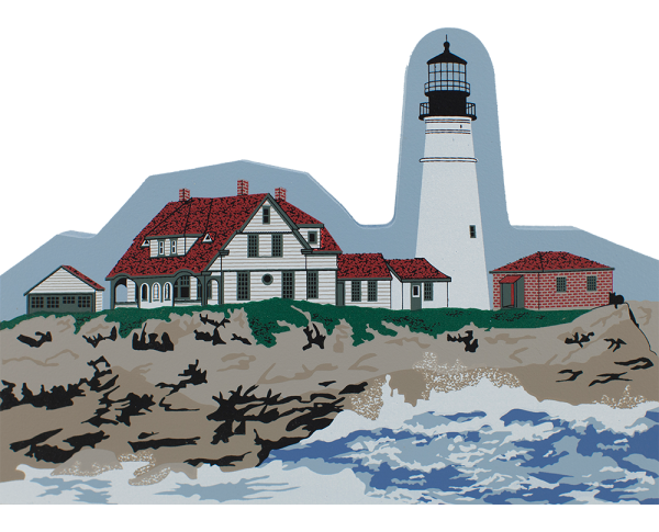 Portland Head Light, lighthouse, Cape Elizabeth Maine, Maine, nautical