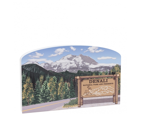 Place this Denali scene in a prominent spot in your home or office to remind you of that trip you took or wish to take there. Handcrafted in the USA by The Cat's Meow Village.