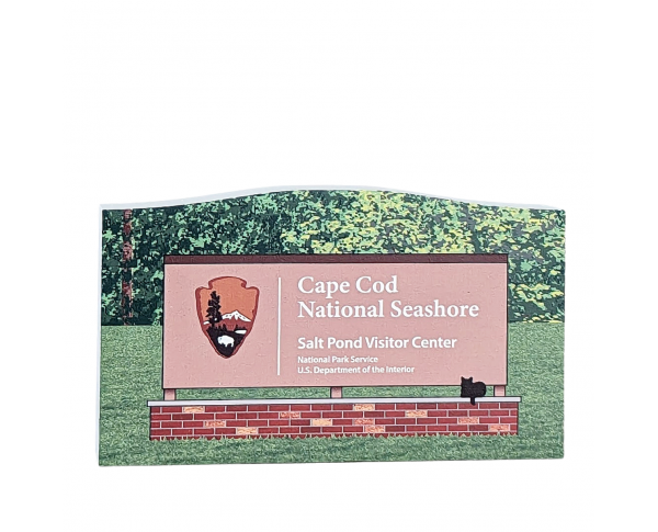 Salt Pond Visitor Center Sign, Cape Cod National Seashore, Cape Cod