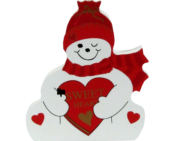 Sweetheart Snowman, Valentine's Day