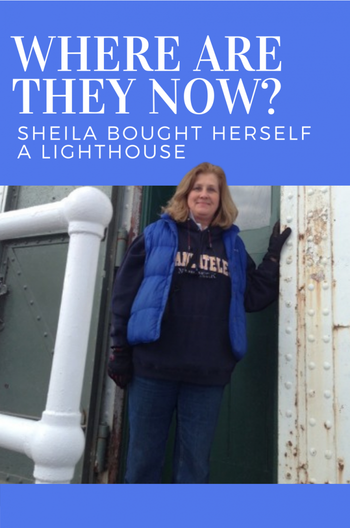 Where are they now? Sheila bought herself a lighthouse and we created a replica for fundraising.